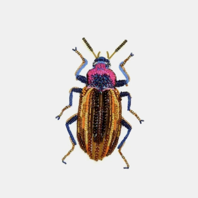 Eucyrtus Glorious Beetle Beaded Art