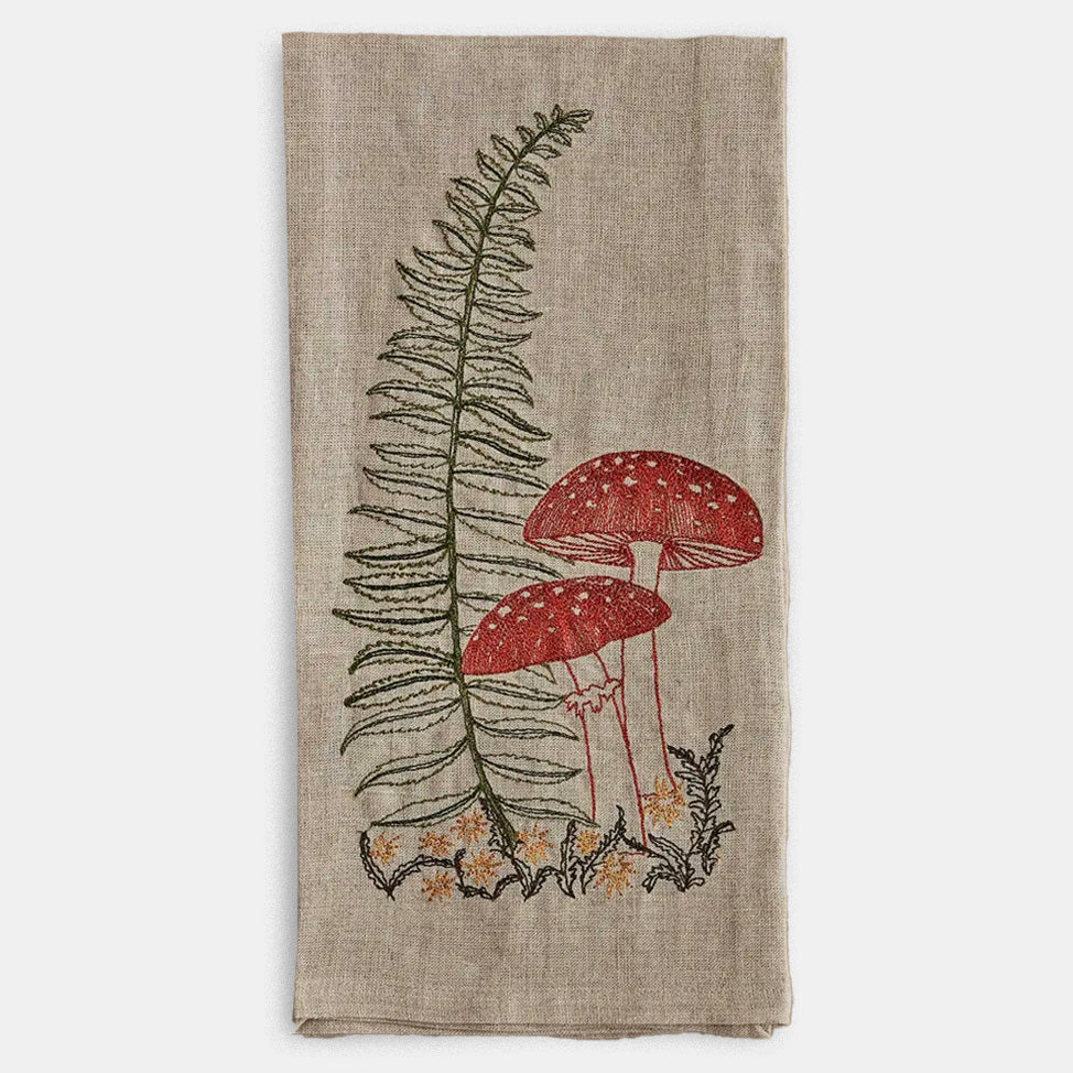 Coral & Tusk Lady Fern Tea Towel - Thumbnail 2