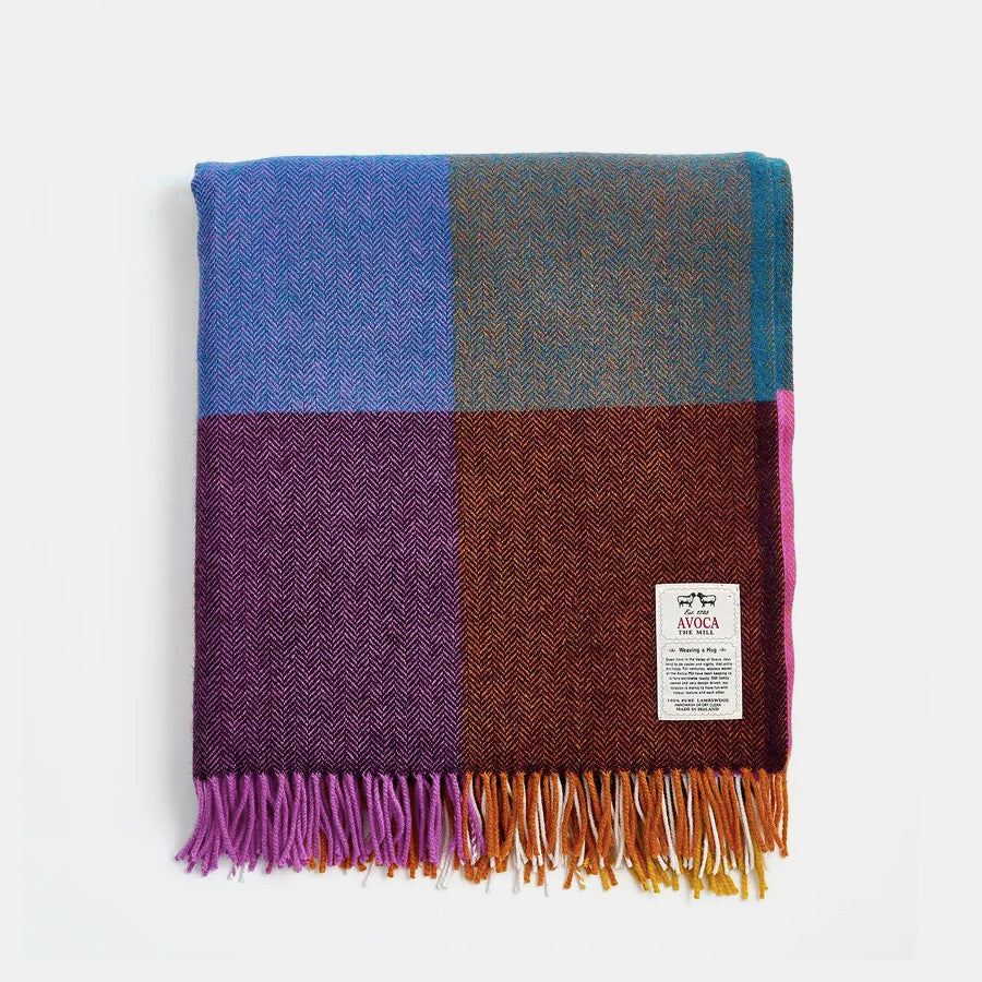 Fire Lambswool Throw