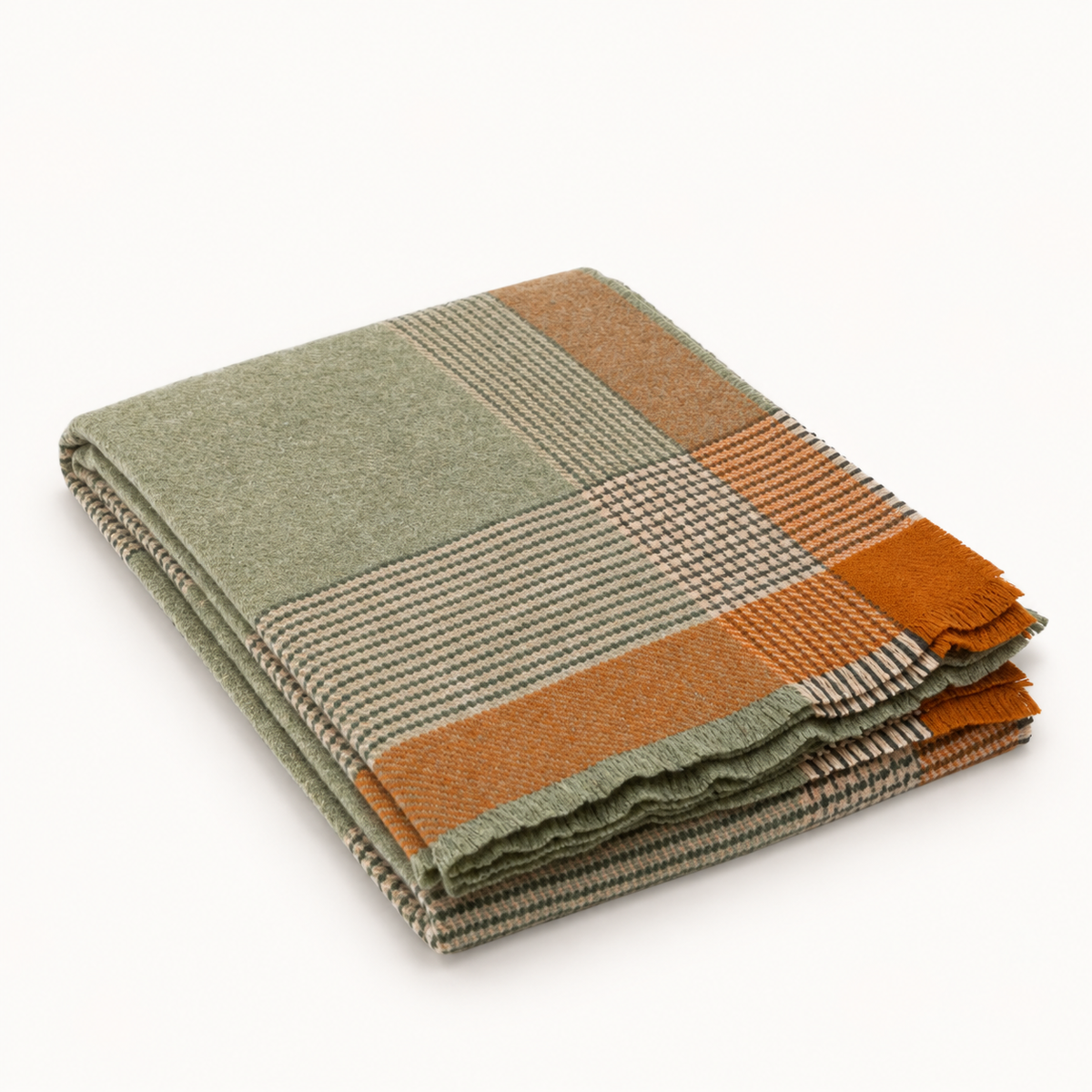 Heron Fern Lambswool Throw