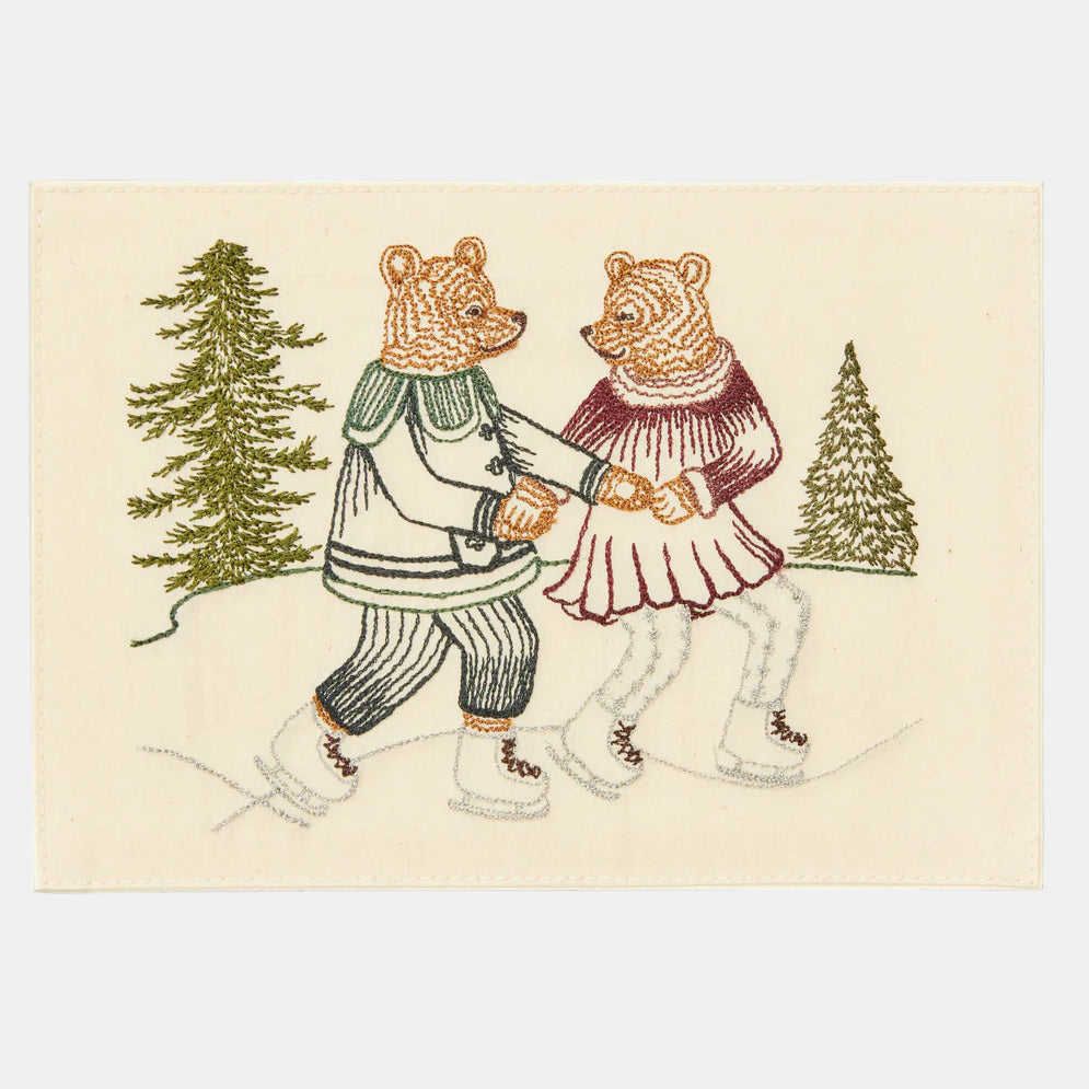 Ice Skaters Card