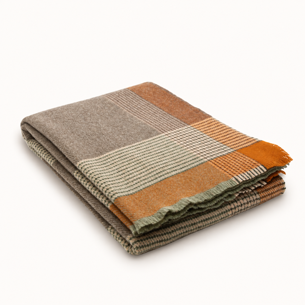 Heron Jacob Stripe Lambswool Throw