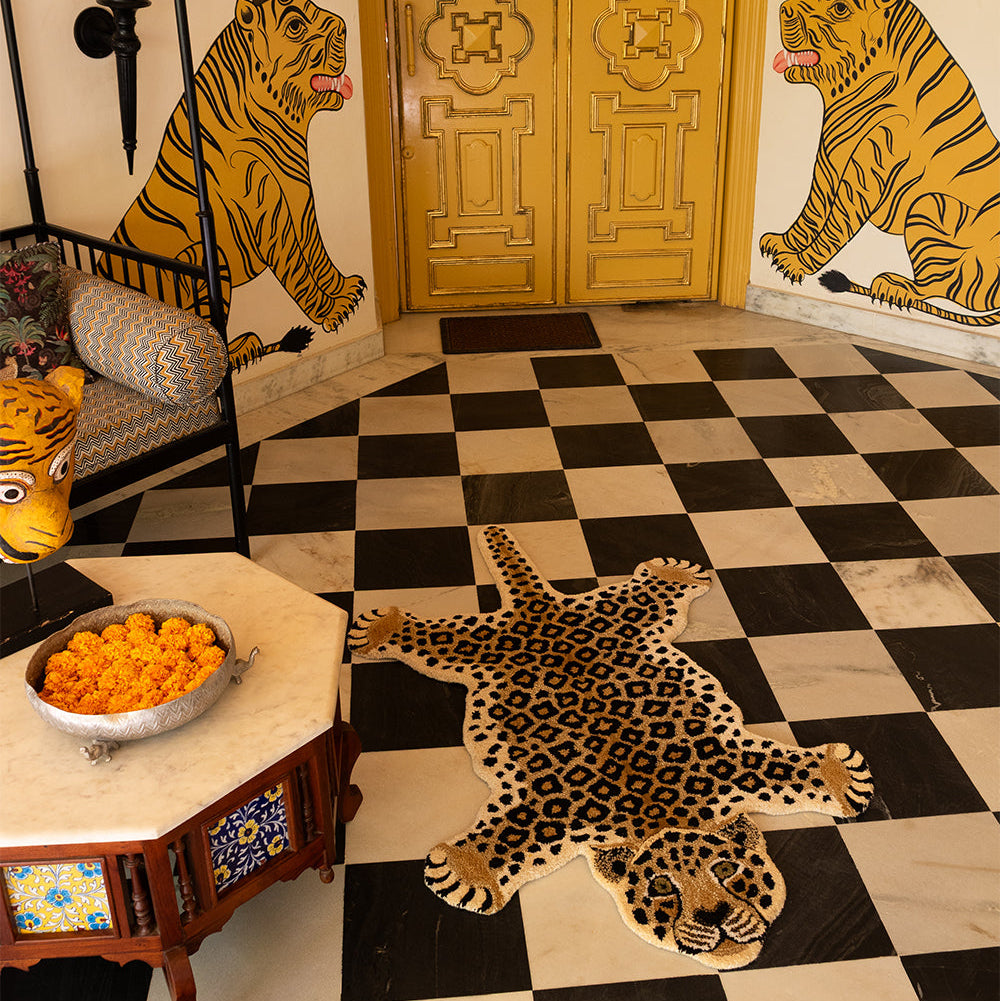 Loony Leopard Rug in Large