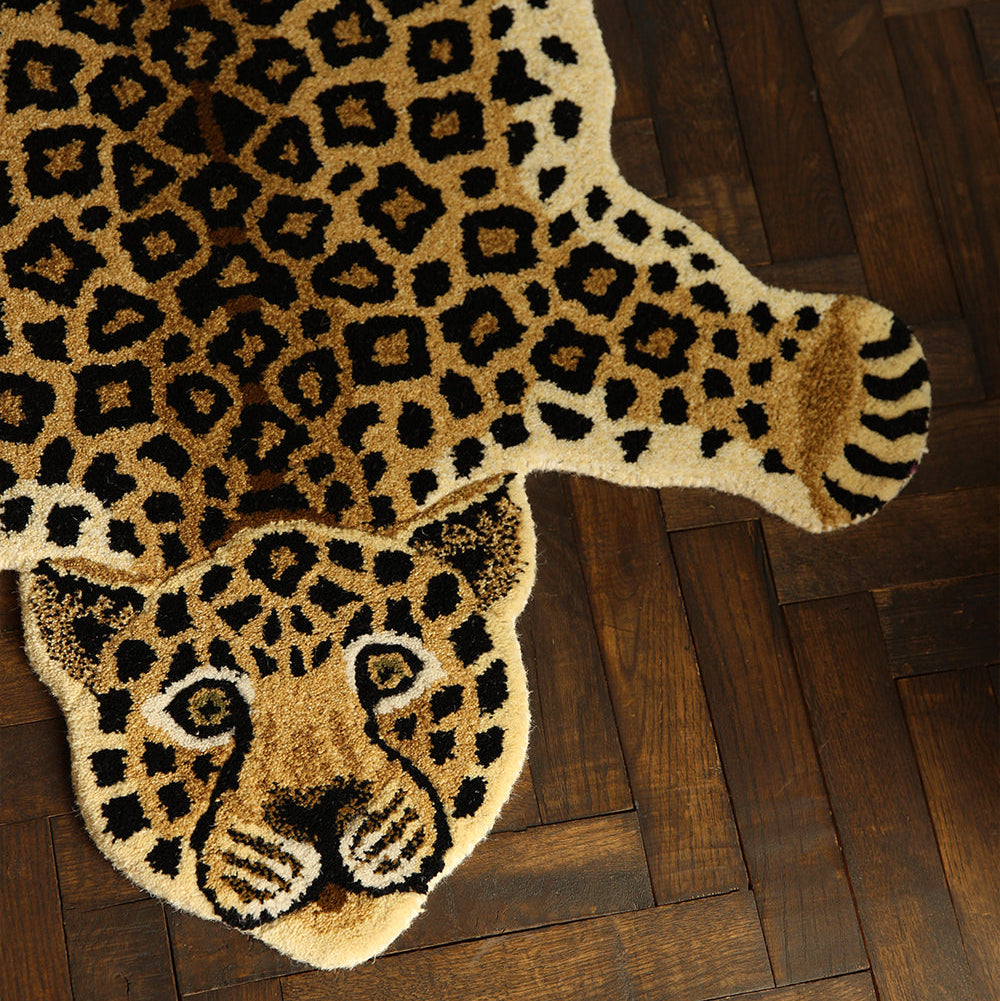 Loony Leopard Rug in Large