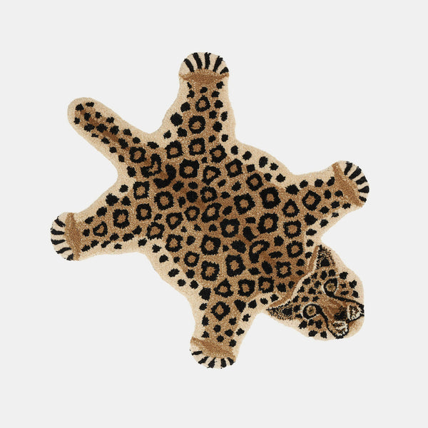 Loony Leopard Animal Rug by Doing Goods