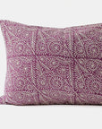 Madhu Aubergine Pillow, lumbar