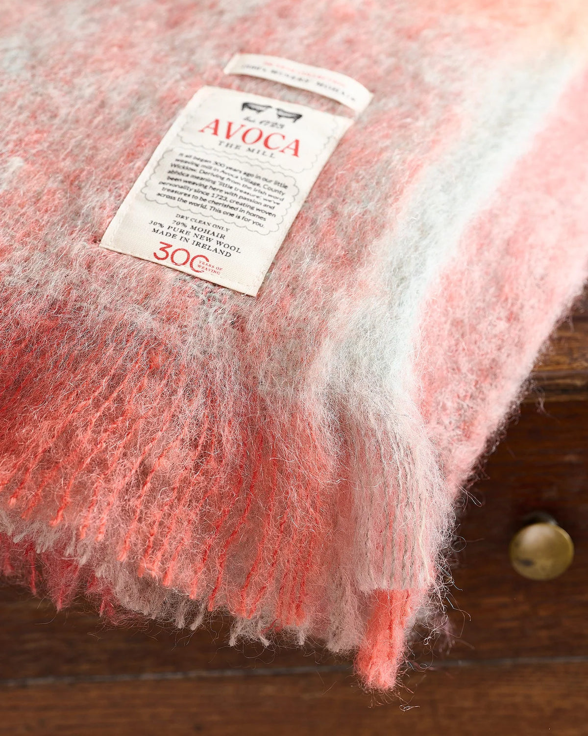 Miners Colorblock Mohair Throw