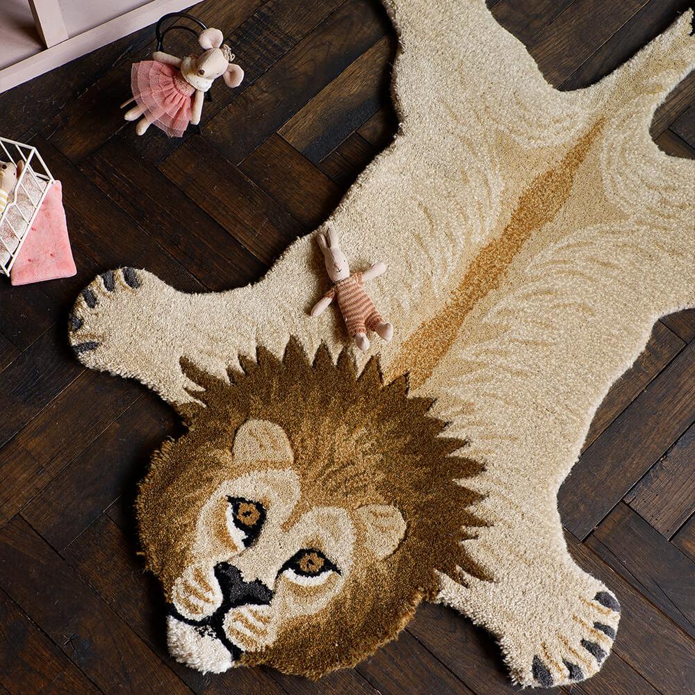 Lion area rug brand new shops