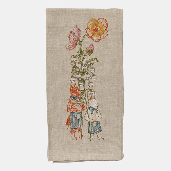 Spring Parade Lily Tea Towel