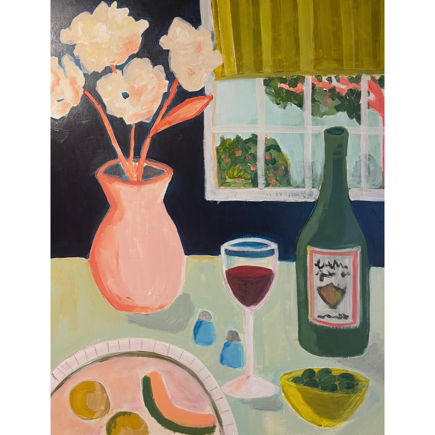 Aperitivo with Flowers by Chloe Galkin