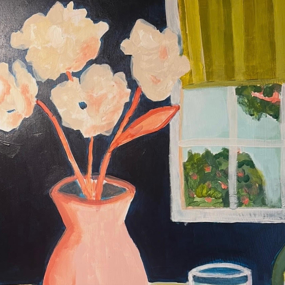 Aperitivo with Flowers by Chloe Galkin