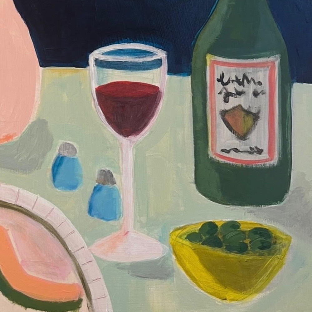 Aperitivo with Flowers by Chloe Galkin