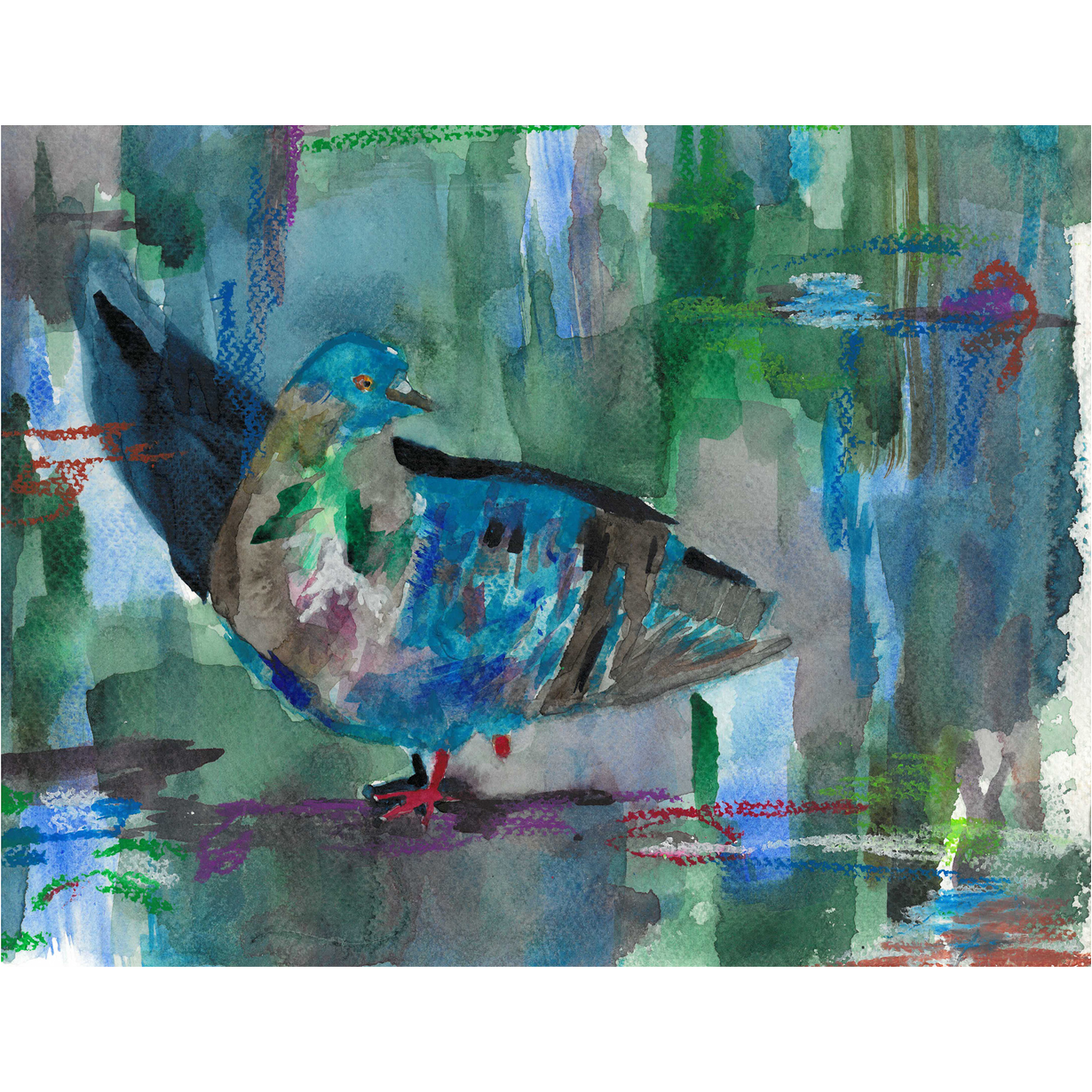 Pigeon by Andrea Dibben