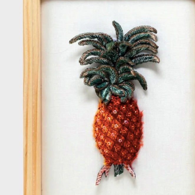 Cayanne Pineapple Beaded Art