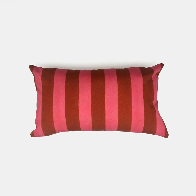 Pink Rust Outdoor Pillow, lumbar