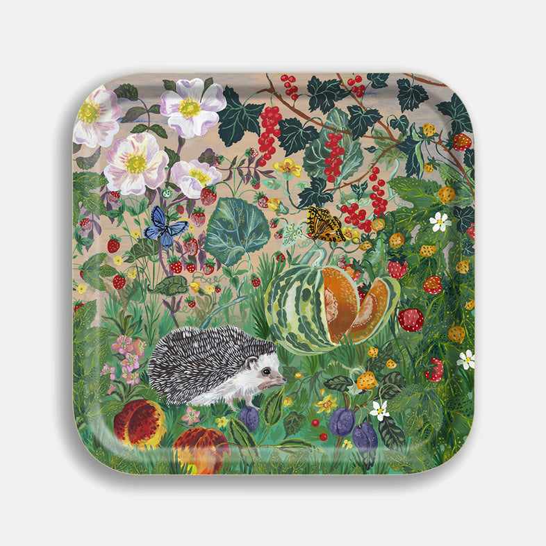 Mes Amis Du Potager Square Tray