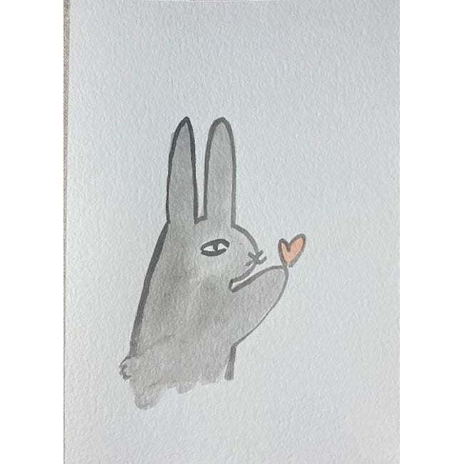 Bunny with Mini Heart II