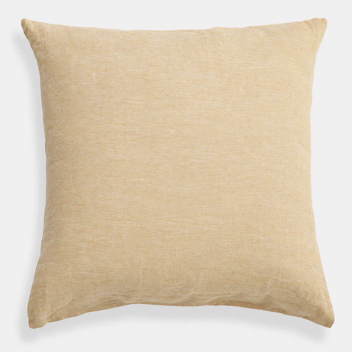 Linen Euro Pillowcase in Saffron Chine