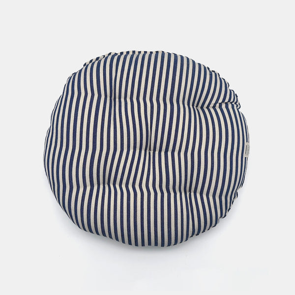 Round Seat Cushion in Thin Denim Stripe by Tensira – Collyer's Mansion