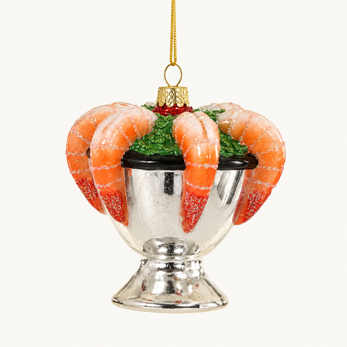 Shrimp Cocktail Ornament
