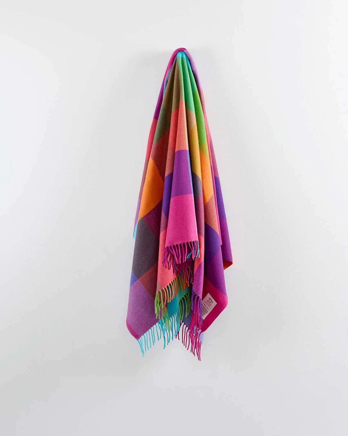 Silken Multicolor Cashmere Blend Throw