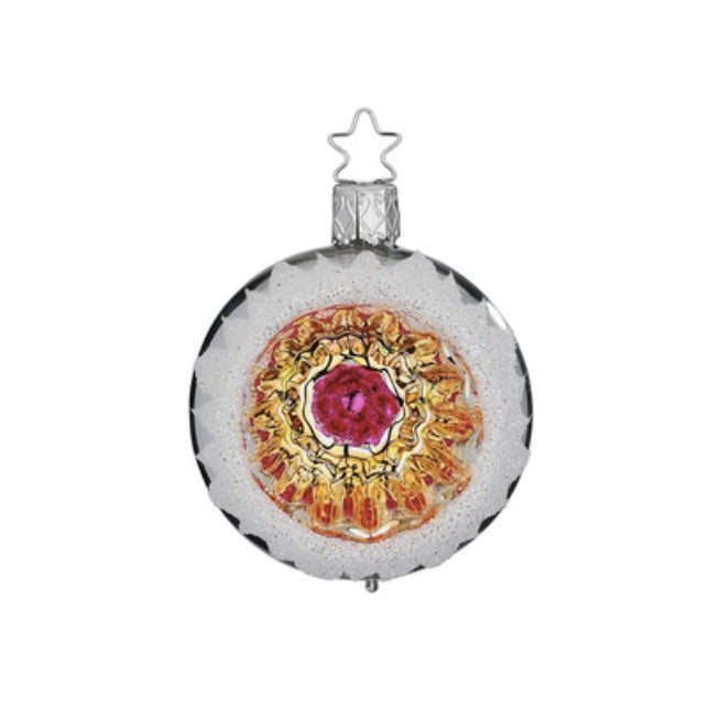 Pink and Orange Reflection Ornament