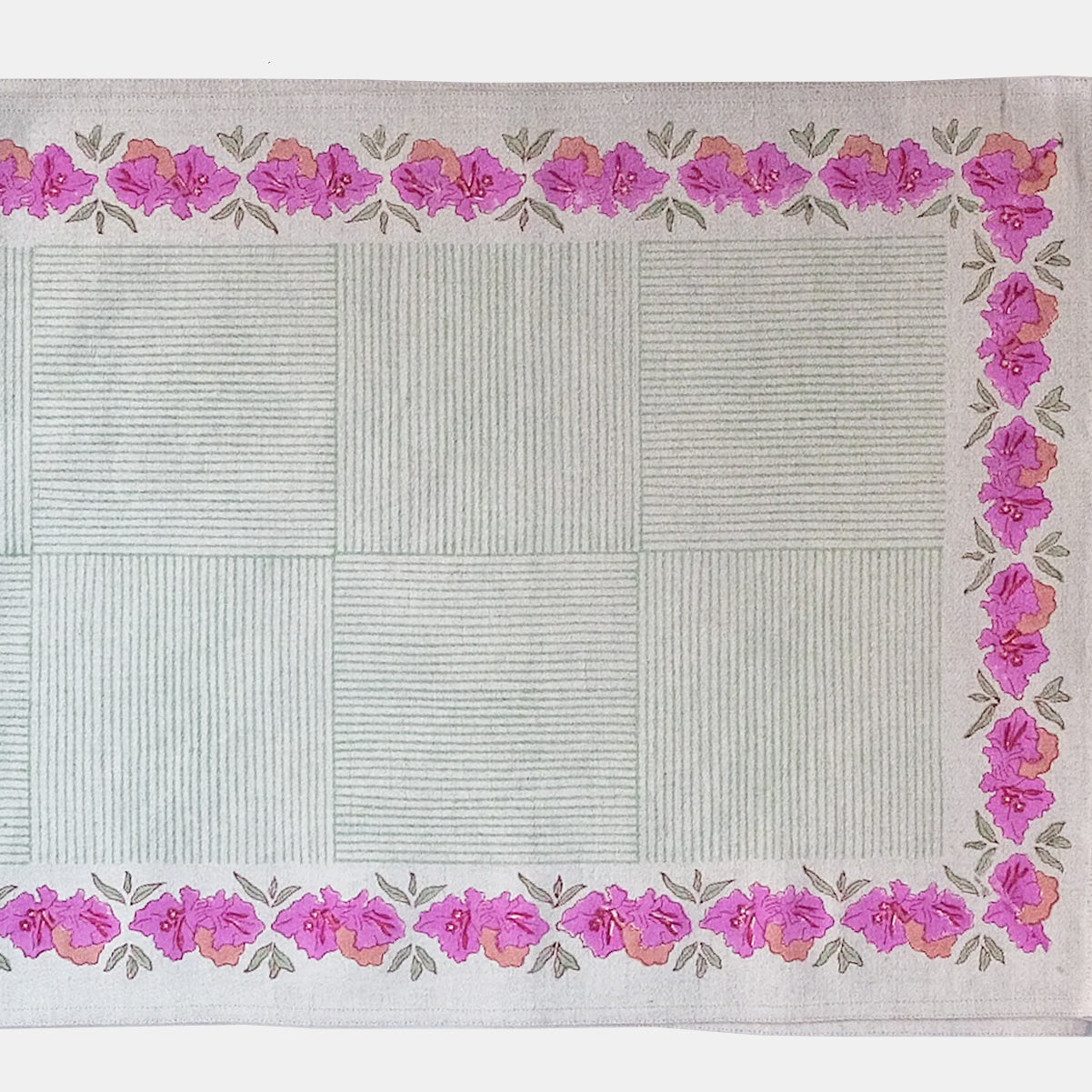 Simran Table Runner in Sage