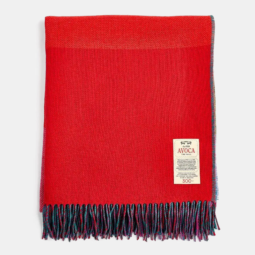 Stella Sunburst Teal Cashmere Blend Throw