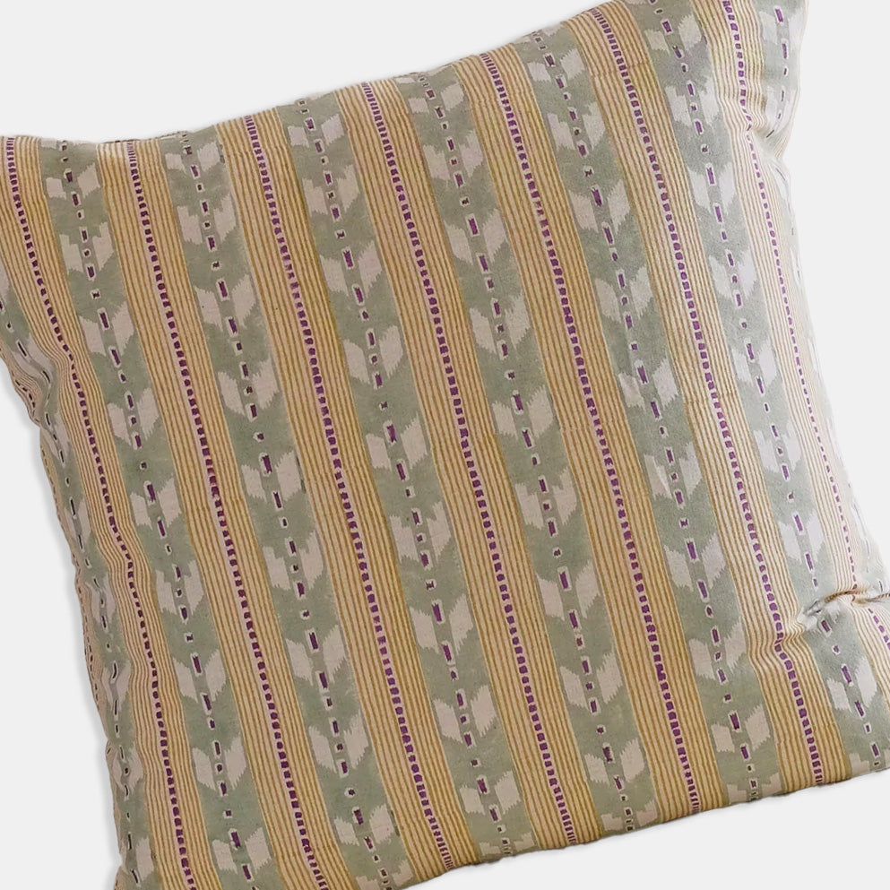 Kaveri Pistachio Square Pillow - Collyer's Mansion