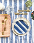 linen tablecloth for a colorful tablescape