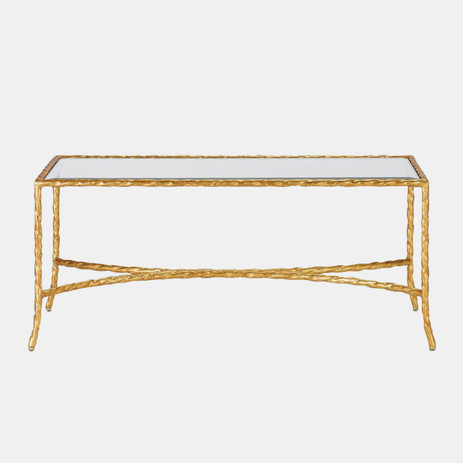 Gilt Twist Cocktail Table