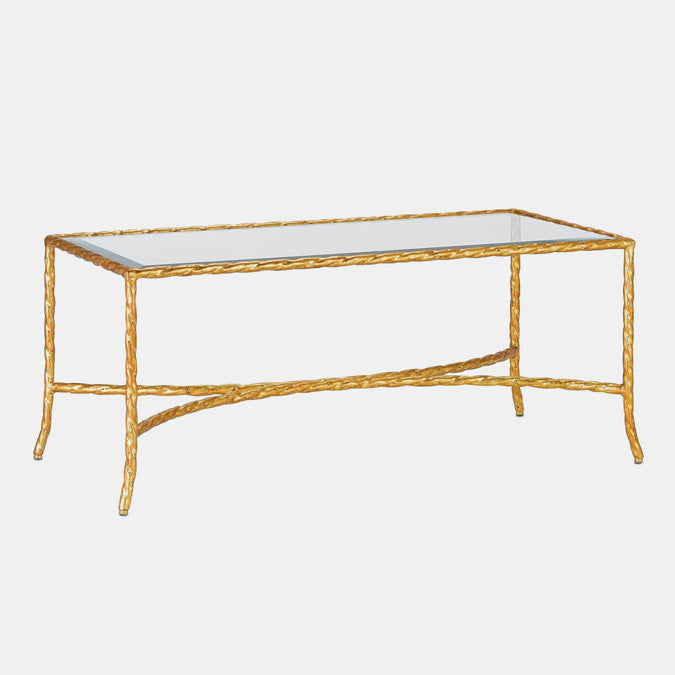 Gilt Twist Cocktail Table