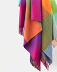 Silken Multicolor Cashmere Blend Throw