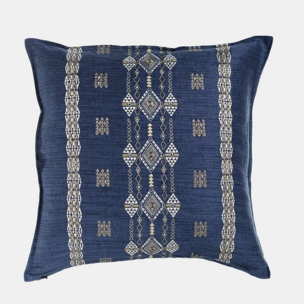Berber Indigo Pillow, square, Pillow, Coral &amp; Tusk, Collyer&#39;s Mansion - Collyer&#39;s Mansion