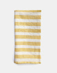 Linen Napkin, big yellow stripe