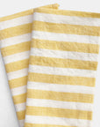 Linen Napkin, big yellow stripe