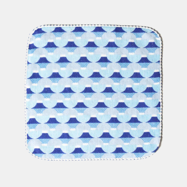 Blue Fuji Washcloth