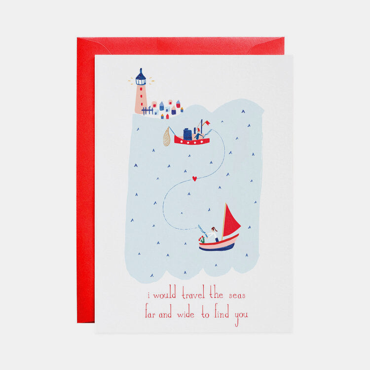 Lovers in the Sea Card (Thinking of You)