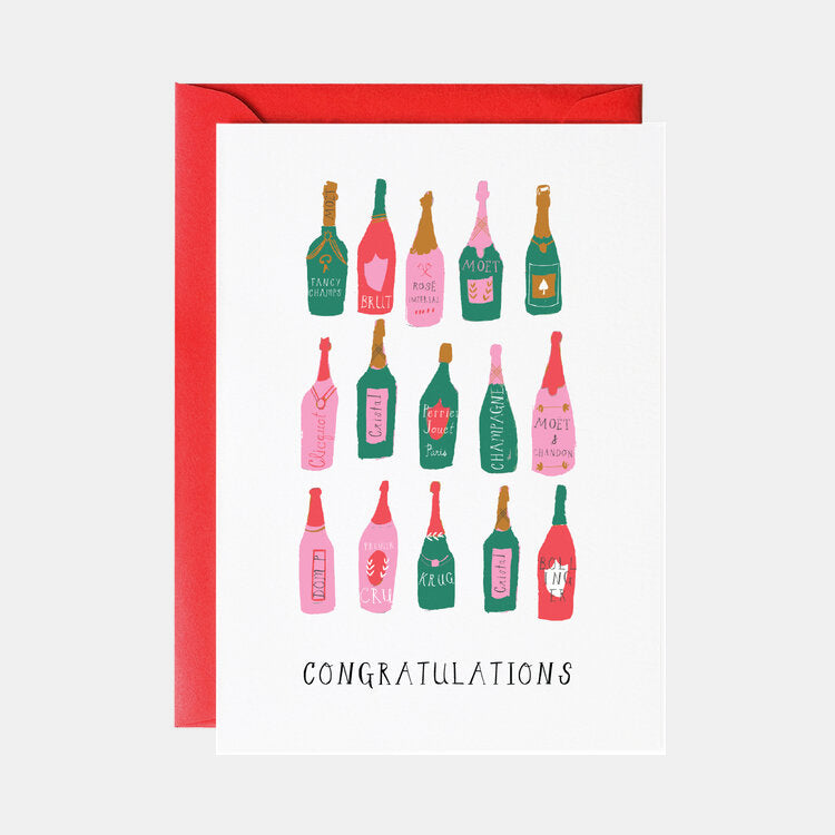Pop the Bubbly Card (Congratulations)