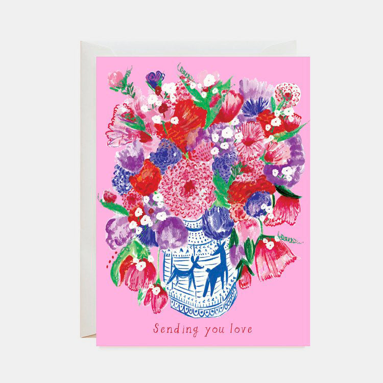 A Sad Bouquet Card (Thinking of You)