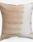 Caramel Tie Dye Pillow, square