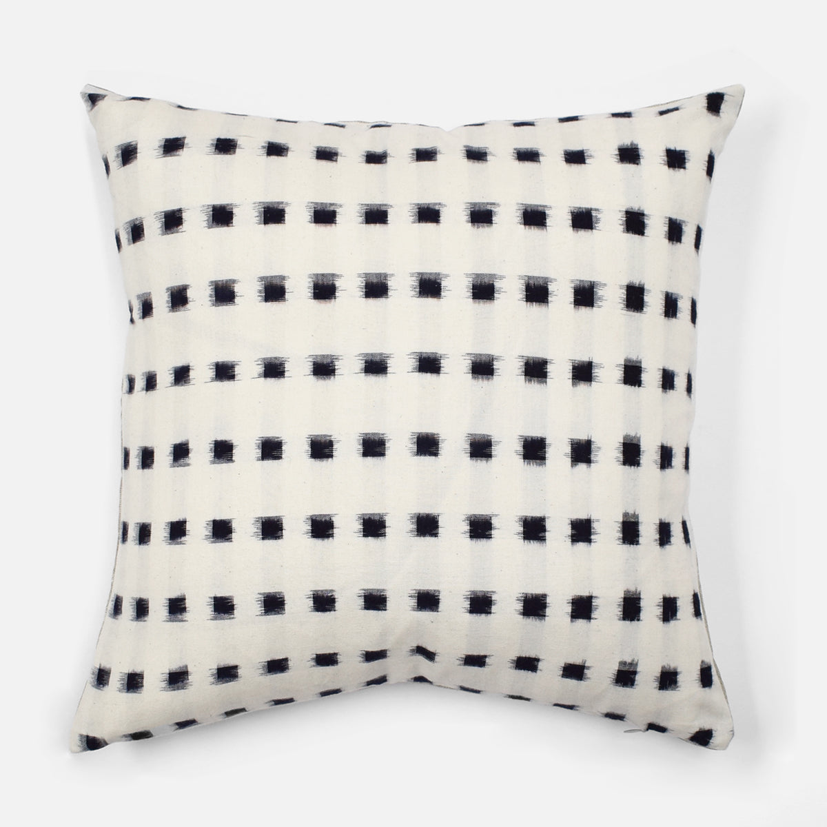 Check Ikat Pillow, square, Pillow, Collyer&#39;s Mansion, Collyer&#39;s Mansion - Collyer&#39;s Mansion