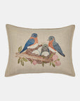 Bluebird Nest Pocket Pillow, lumbar