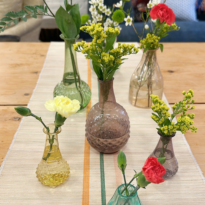 Garden Green Small Glass Vase