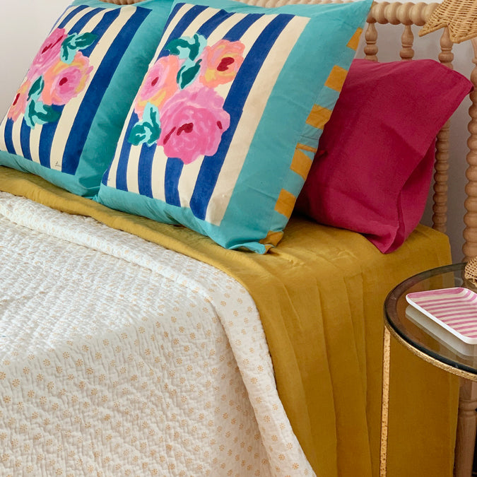 Ditsy Yellow Quilt