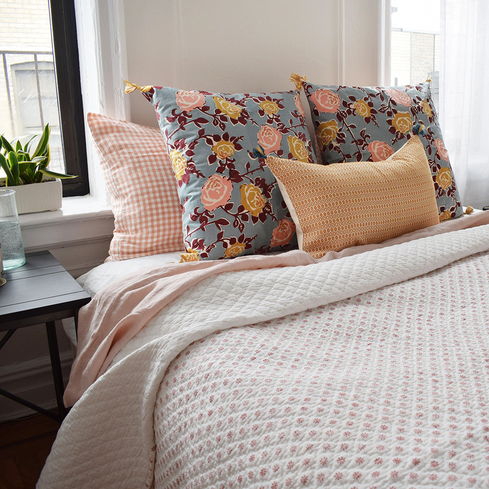 Ditsy Coral Quilt