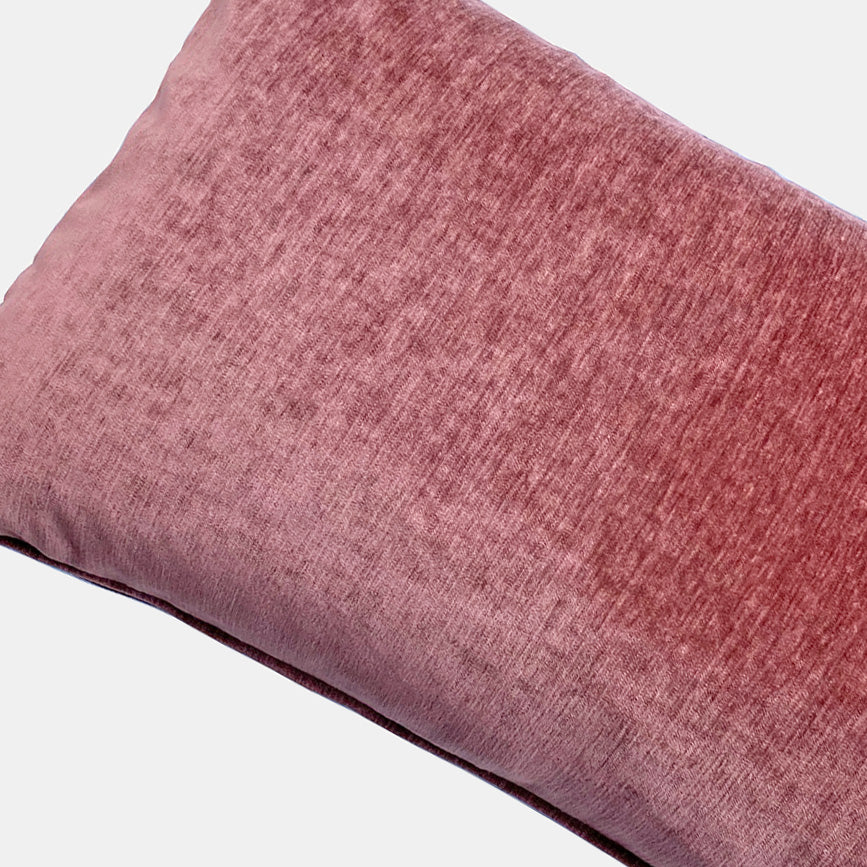 Everest Brick Velvet Pillow, lumbar
