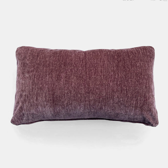 Everest Mulberry Velvet Pillow, lumbar
