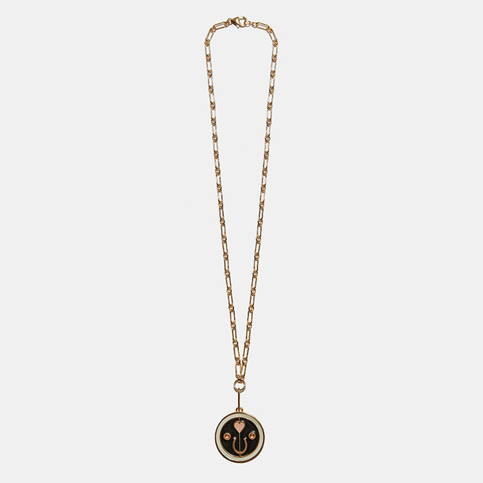 Fortune Necklace in Black Luck