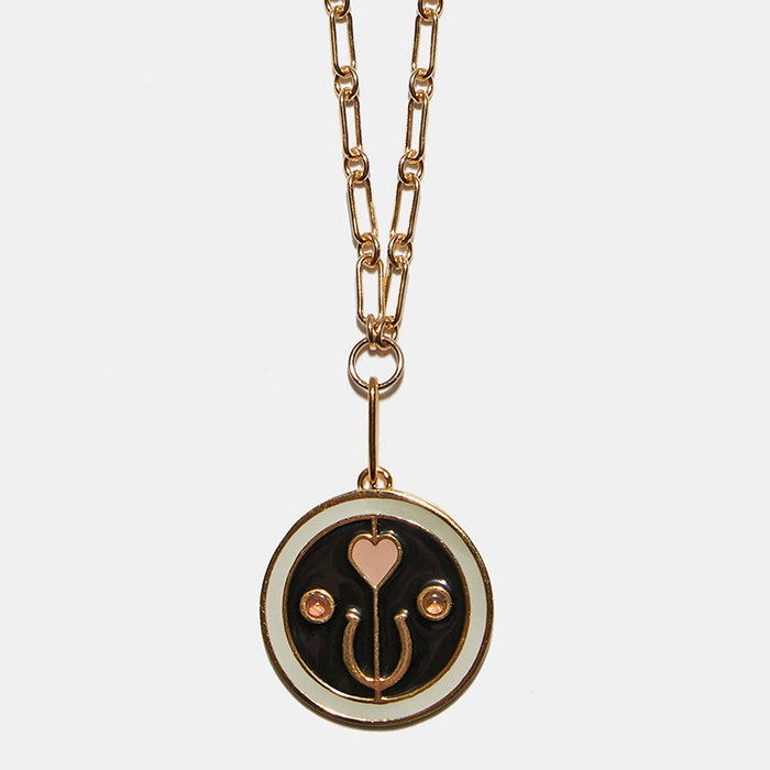 Fortune Necklace in Black Luck